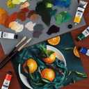 Tusc & Pine Artist Oil Paint - Cadmium Yellow Lemon, 40 ml, Non-Yellowing, Rich & Creamy Consistency, Maximum Pigment Load, Small Batch Milled Oil Paints Made in the USA for Professional Artists (1.35 Fl Oz (Pack of 1))