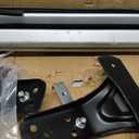 48 Inch Universal Car Top Roof Cross Bar Luggage Cargo Rack with 3 Kinds Clamp Silver Aluminum
