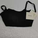 Calvin Klein Women's Invisibles Comfort Seamless Adjustable Skinny Strap Bralette Bra (Black) S