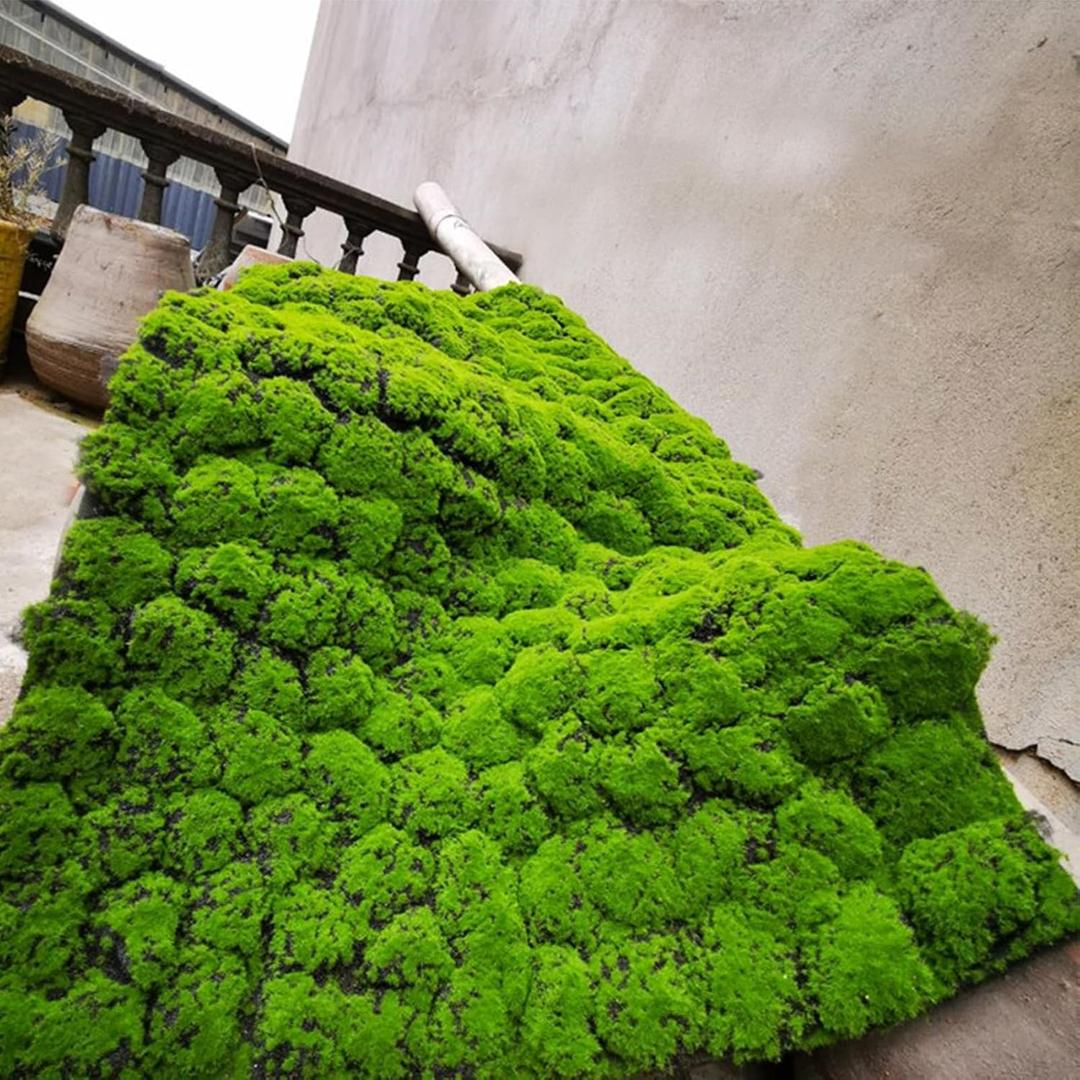 Artificial Moss Turf, 1x1m(3.2x3.2ft) DIY Simulation Artificial Moss for Patio, Balcony, Deck, Yard, Art Wall, Florist Decor