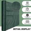 90% Shade Cloth 6 x 100 ft Green Shade Cloth Roll for Covering Garden Mesh UV Resistant Net with Ties for Patio Outdoor Greenhouse Fence Flower Plant Cover Canopy