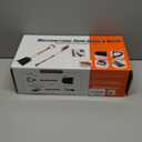 42" Ice Scraper and Extendable Snow Brush, Detachable Snow Scraper, Emergency Snow Shovel with Foam Grip and 180 Pivoting Brush Head for Car Windshield, Car Auto Truck SUV, Vehicle