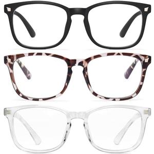 CCVOO Reading Glasses for Women/Men, Eyeglasses, Blue Light Readers for Women/Men, Computer Eye Glasses, Cheaters, 2 Pack, +1.25