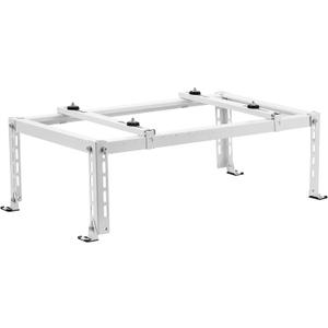 VEVOR Mini Split Ground Stand, Adjustable Anti-Vibration Mini Split Stand for 9000-24000 BTU Ductless Air Conditioner Heat Pump, Heavy Duty AC Base Bracket Floor Mount w/ 551LBS Max. Load Capacity