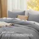 Bedsure Twin/Twin XL Comforter Set, Grey Soft Prewashed Bedding for All Seasons, 2 Pieces GentleSoft Bed Set, 1 Lightweight Comforter (68"x88") and 1 Pillowcase (20"x26")