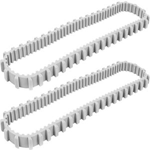 Pool Track Replacement for MAYTRONICS Dolphin Compatible with Most MAYTRONICS Dolphin Pool Cleaners #Maytronics Part Number: 9985006-R2(Gray 2 Pack)