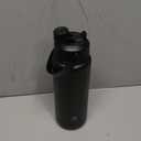 POWCAN 32 Oz Insulated Water Bottle with 2-In-1 Straw and Spout Lid, Keep Cold 24H, Leak-Proof, BPA-Free, Double Wall Stainless Steel Water Bottle for Sports, Gym, Travel, and School (Dark Knight)