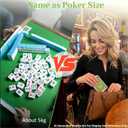 2026 Official American Mahjong Cards 166 Pcs – Large Print Set with 80 Chips & 2 Dice, Complete American Mahjong Card Game Kit for Travel, Seniors & Beginners – Includes 4 Rules Card