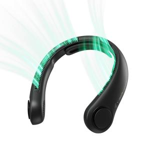 JISULIFE Portable Neck Fan Upgraded, Neckbrace Personal Hands Free, 5 Speed Gears Adjustment, 5000 mAh Wearable Bladeless Quiet Rechargeable for Outdoor Indoor, Gifts for Women Men- Black JISULIFE Portable Neck Fan Upgraded, Neckbrace Personal Hands Free, 5 Speed Gears Adjustment, 5000 mAh Wearable Bladeless Quiet Rechargeable for Outdoor Indoor, Gifts for Women Men- Black