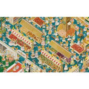 Pintoo Jigsaw Puzzles 4000 Piece for Adults - Smart - The Market Beautiful Plastic Puzzle for Home Decor Zero Dust Easy Storage [H1776]