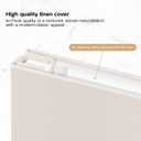2 x Small Photo Album Self Adhesive White 30 Pages Scrapbook with Plastic Sleeves for 2x3 46 57 Polaroid Instax Mini Pictures Postcard, DIY Linen Cover Cute Albums for Baby Wedding kids Gifts,Beige