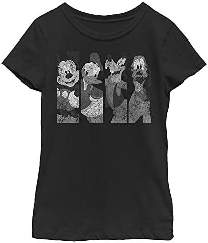 Disney Characters Bro Time Girl's Solid Crew Tee, S