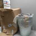 14 Pcs Large Galvanized Metal Buckets 10 Inch Silver Round Pail with Handle Heavy Duty Stainless Steel Pails for Crafts Wedding Party Utensils Table Centerpieces