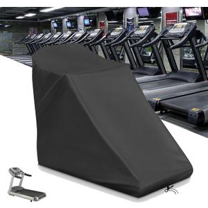 Waterproof Treadmill Cover for Outdoor Indoor Protection - One-Sizes-Fits-All Protective Dustproof Covers for Garage Running Equipment Commercial Exercise Machine - 420D Oxford Quality