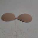 Awant Strapless Sticky Bra Invisible Sticky Boobs Silicone Adhesive Bra Backless Pushup Lift Bra Beige