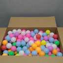 Lestiour Colored Ping Pong Balls 50 Pack Bulk 2.4g, 40mm Table Tennis Balls for Kids, DIY Games and Learning Activities