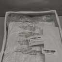 Eydna Electric Mattress Pad Twin Size 39"x75" with 10 Hours Auto Off 4 Heat Setting Simple Controller Fit Up to 15 Inch Deep Pocket, Machine Washable - White