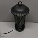 Buzbug LED Bug Zapper Indoor Outdoor, Up to 50,000 Hours Lifespan Lamps, 6.5 ft Power Cord, High-Voltage, Mosquito Zapper, Fly Trap Mosquito Trap, Fly Killer Fly Zapper -MO008C (New Black)