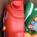 Baby Walker Toys Set,Christmas Baby Walker & Baby Head Protector Backpack,Push Walker for Boys & Girls Learning to Walk,Sit to Stand Early Educational Toys, for Toddler, Red