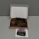 REECHO Curly Hair Extensions, 4PCS 16 inch Clip in Hair Extensions Lace Weft Short Curly Hair Extension Clip Ins Invisible Natural Hairpieces for Women, Light Brown with Blonde Highlights