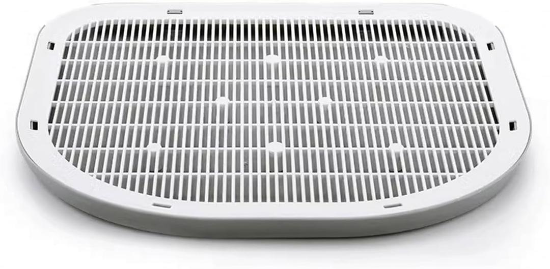 Cat Litter Mat Litter Trapping Mat,19.29"14.96",Cat Litter Box Mat for Floor,Large Litter Matt for Cat Litter Box,Kitty Litter Mat Catcher,Waterproof Urine Proof,Washable,Easy Clean,Less Waste (Grey)