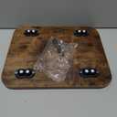 Appliance Slider, Sliding Tray for Coffee Maker, Coffee Pot Slider for Countertop, 360 Rolling Tray Appliance Slider for Kitchen Appliances- Rustic Brown (10 X 12)