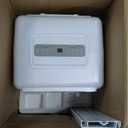 Disaenvir Tent Air Conditioner 110V - Portable Air Conditioner 3300BTU, Compact Air Cooler AC Unit, 24 Hours Timer, Safety Lock, 3 Modes for Tent, Camping, RV, Truck, 110v Plug in, No Battery (White)