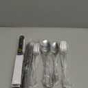 24 Pcs Silverware Set with Steak Knives Service for 4,Stainless Steel Flatware Set,Mirror Polished Cutlery Utensil Sets,Home Kitchen Eating Tableware Sets,Include Fork Knife Spoon,Dishwasher Safe