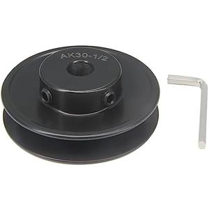 Befenybay AK30-1/2 Bore Single Groove Web Sheave 3" OD 1/2" Bore V Belt Sheave Cast Iron