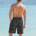 Goodstoworld Men's Funny Swim Trunks with Compression Liner 2 in 1 Quick-Dry 9" Stretch Shorts with Three Pockets (XL)
