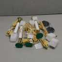 New Ideal Lights Daily Timer Window Candle 8/16 hrs Heavy Brush Brass Base 4PK