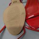 Strappy High Stiletto Heels, Ankle Strap Buckle Heeled Womens Sandals, Sexy Comfort Open Round Toe Heels for Daily Party Dress (7, Red)