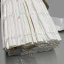 LazBlinds No Drill Cordless Roman Shades for Windows, 23" W x 64" H, White