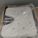 TooCust Extra Wide M-Shaped & Padded Armrests Shower Chair, 500lbs Capacity, Bariatric, Blue, Aluminum, Bath & Shower Safety Seating