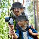 South to East Premium Mosquito Head Net for Insect, 2 Pack, Fly & Bug Protection | Ultra Large & Long, Extra Fine Holes for Camping, Hiking, Fishing, Gardening, Safari, Fits All Hats for Men & Women