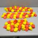 Orgrimmar Marigold Garland for Decoration,5 Pcs of 5-Feet Long Artificial Flower Garlands,Indian Dcor for Pooja, Wedding, Halloween, Diwali,(Yellow & Red) (Multi Color)