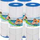 PLF81A Pool Filter Replacement for CX580XRE, Ultral-A3, Unicel C-7483, Filbur FC-1225, FC-6425,Swim Clear C3025, C3030, L x OD:19 5/8"x 7", 81 sq.ft,4 Pack