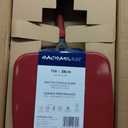 Rachael Ray Cook + Create Nonstick Stovetop Griddle/Grill Pan, Square, 11 Inch, Red