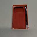 SHIELDON Genuine Leather Case Wallet for iPhone 17 Pro 6.3-inch 2025 | Book Design | Magnetic | Kickstand | RFID Blocking Credit Card Holder | Soft Shockproof Phone Cover | Retro Red