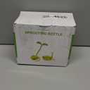 Kitmiido Seed Sprouting Kit, 2 Large Wide Mouth Mason Jars with Sprout Lids, Blackout Sleeves, Drain Tray, Stainless Steel Stand, Sprouts Growing Kit for Bean, Broccoli, Alfalfa (Yellow+Green)