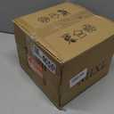 Walnut Finish Flush Mount Ceiling Light,Hallway Lighting Fixture with Metal Lampshade,Mid Century Semi Flush Mount Ceiling Lamp for Hallway Entryway and Office (Wood)