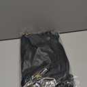 Spacious Crossbody Bag Nylon Bum Bag for Women Fanny Packs Handbags with Adjustable Straps (Black)