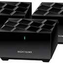 Netgear Nighthawk Whole Home Mesh WiFi 6 System, 3-Pack , BLK