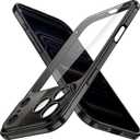 JETech Slim Case for iPhone 17 Pro 6.3-Inch with Camera Lens Full Protection, Ultra-Thin Lightweight Clear Minimalist Protective Phone Cover (Black)