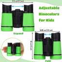 6 Pack Binoculars for Kids for Age 3-12 Years Boys Girls Kids Binoculars Shock Proof Toy Outdoor Gift Hunting Folding Small Telescope for Bird Watching Educational Learning Exploration(Vivid Colors)