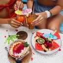 Drink Umbrellas Cocktail Picks, 152 Pcs Hawaiian Cocktail Umbrellas, Umbrella Cocktails Picks for Tiki Bars, Fruit Plate and Birthday Party, Assorted Colors, 3 Styles