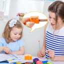 Adorox 144 Pack Assorted Colors  Plastic Handheld Pencil Sharpener for Classroom, School, Office, Kids Party Favors & Art Supplies