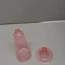 SUREHOME Pink Champagne Flutes Plastic Champagne Glasses Disposable Mimosa Glasses 40 Pack 5 Oz Acrylic Stemware Cocktail Cups Bulk for Valentines Wedding Toasting Engagement Party Supplies