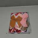 Niceye Fable Girls Hair Bows Cotton Linen Alligator Hair Clips or Little Girls Toddlers Kids Neutral Handmade Hair Accessories - 5.5 bow (Gentle Pink)