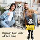Crochet Skeleton Love Gift for Couples, Halloween Surprise Anniversary Gag Birthday Gift for Him Her, Funny Romantic Present for Girlfriend Boyfriend